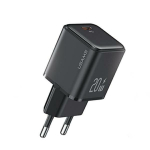 USAMS Tinklo įkroviklis 1xUSB-C PD20W (tik galvutė) PD3.0 Fast Charging juodas X-ron Series CC183TC01 (US-CC183)