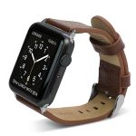 Dirželis X-Doria Lux Apple Watch 42/45mm rudas 23819