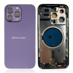 Tagakaas &uuml;hilduv iPhone 14 Pro Max t&auml;ielik korpus / Tumelilla / OEM