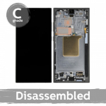 LCD ekraan Samsung S928 S24 Ultra raamiga / Titanium Gray / (8/10 lahtiv&otilde;etud)