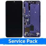 Ekranas skirtas Xiaomi Mi Note 10 (Note 10 Pro / Note 10 Lite) su rėmeliu / Nebula Purple / (Service Pack)