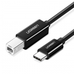 Ugreen US241 USB-C 2.0 - USB-B kaabel 1m - must