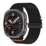 Tech-Protect Nylon Clasp for Samsung Galaxy Watch Ultra 47mm - Black