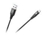 REBEL USB &ndash; micro-USB kaabel, 200 cm, must