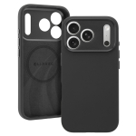 Liavec Silk Shield Case with Metal Camera Frame for Iphone 18 Pro/17 Pro black