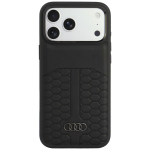 Audi nahast &uuml;mbris seadmele iPhone 18 Pro Max / 17 Pro Max, MagSafe-&uuml;hilduv &ndash; must