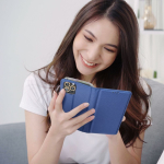 Tumesinine Smart Case Book klapiga &uuml;mbris Google Pixel 11 jaoks