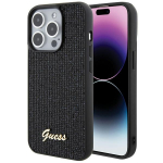 Guess Disco Metal Script &uuml;mbris jaoks iPhone 15 Pro - must