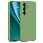 Etteri Silicone &uuml;mbris jaoks Samsung Galaxy A55 5G light roheline