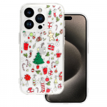 TEL PROTECT Kalėdinis skaidrus dėklas telefonui Iphone 13 Dizainas 2