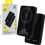 Blavec Akupank 10000mAh BJ-04 Slim 13,5mm - Type C - 22,5W magnetic Magsafe 3 in 1 (PBBJ04-MC10B) must glass