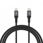 Dudao L3CL USB-C - Lightning 30W 2m Braided Kaabel - must