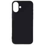 Satin Flex iPhone 16 Plus cover black
