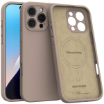 Spacecase Dėklas Silicone Mag iPhone 15 Pro Max juodas