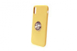 SILICONE RING IPHONE 12 / 12 PRO geltonas