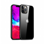 Crong Clear Cover &uuml;mbris seadmele iPhone 12 Pro Max, must