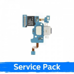 Krovimo lizdas skirtas Samsung T545 Tab Active Pro su lanksčiąja jungtimi / plata (Service Pack)