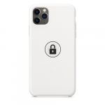 Dėklas "Silicone Case" skirtas iPhone 11 Pro / Ivory white / su įpakavimu