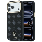 Guess Peony 4G Small Logo MagSafe-&uuml;mbris iPhone 17 Pro Max / 18 Pro Max jaoks, must