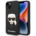 Karl Lagerfeld Silicone Karl's Head MagSafe &uuml;mbris jaoks iPhone 14 Plus - must
