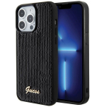 Guess Sequin Script Metal &uuml;mbris jaoks iPhone 15 Pro - must