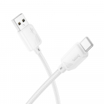 Kaabel USB A to USB C Hoco 3A 1 m X113 valge