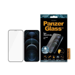 PanzerGlass E2E Super+ Microfracture antibacterial karastatud klaas jaoks iPhone 12 Pro Max - with must raamiga