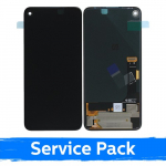 LCD Ekraan &Uuml;hildub Google Pixel 4A / G025 / Must Koos Frame (Service Pack)