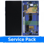 LCD ekraan &uuml;hilduv Samsung N975 Note 10 Plus With Frame / Aura Blue / (Service Pack)