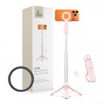 Tech-Protect L11S MagSafe Bluetooth selfie-pulk &ndash; roosa
