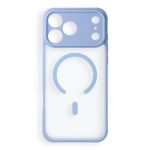 Case for iPhone 18 Pro Max / 17 Pro Max Full Matte Mag Cover compatible with MagSafe light blue