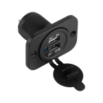 Sisseehitatav autolaadija, 2&times; USB, 3100 mA, E24 t&uuml;&uuml;bikinnitus