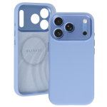 Liavec Silk Shield Case with Metal Camera Frame for Iphone 18 Pro/17 Pro light blue