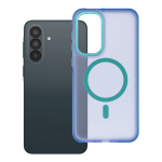 Case for Samsung A36 / A37 Forcell F-Protect Vivid Premium compatible with MagSafe blue