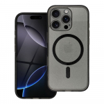 CLEAR MAG COVER dėklas telefonui su kameros apsauga, suderinamas su Magnetiniu SAMSUNG S26 Pro juodas