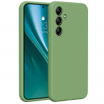Etteri Silicone &uuml;mbris jaoks Samsung Galaxy A35 5G light roheline