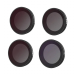Set of 4 CPL/ND8/ND16/ND32 Telesin filters jaoks Insta360 GO 2/3 camera