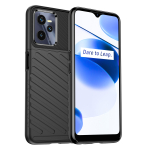 Thunder Case &uuml;mbris Realme C35 silikoonist soomus &uuml;mbris must