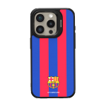 FC Barcelona case iPhone 15 Pro Magnetinis dėklas MagSafe OCFCBMCIP15PBG BG