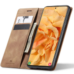 Spacecase piniginės dėklas Galaxy A51 &scaron;viesiai rudas