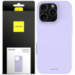 Spacecase Dėklas Silicone Case iPhone 16 Pro &scaron;viesiai violetinis