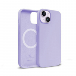 Crong Color Cover Magnetic &uuml;mbris seadmele iPhone 14 Plus, MagSafe'iga &uuml;hilduv, lilla