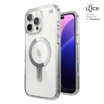 Speck Presidio Perfect-Clear ClickLock & MagSafe - iPhone 16 Pro Max &uuml;mbris (Clear / Chrome Finish / Serene h&otilde;bedane)