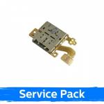 Flex Kaabel &Uuml;hildub Samsung T976 / T970 Tab S7 Plus SIM Card Reader / Plata (Service Pack)