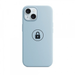 Dėklas "Silicone Case v2" iPhone 15 / &Scaron;viesiai mėlynas / pakuotėje