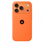 Dėklas "Silicone Case v2" iPhone 17 Pro Max / Oranžinis / pakuotėje