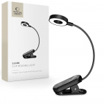 Tech-Protect LL100 juhtmevaba lamp klambriga + USB-A / USB-C kaabel 30 cm - must