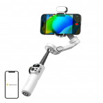 AOCHUAN X2 stabilisaator RGB valgustusega (valge)