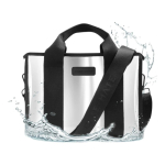 Case-Mate Mini Travel Tote Bag vett h&uuml;lgav reisi- ja &otilde;lakott, Silver Chrome