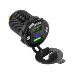 Autolaadija, 2&times; USB, Quick Charge'i ja pingem&otilde;&otilde;turiga
